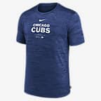 Chicago Cubs Authentic Collection Practice Velocity Men's Nike Dri-FIT MLB  T-Shirt