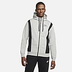 nike training hybrid full zip hoodie