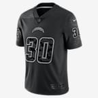 Chargers Custom Men's Nike Multi-Color Black 2020 Crucial Catch Vapor Untouchable Limited Jersey