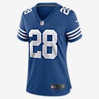Nike Indianapolis Colts No28 Jonathan Taylor Camo Youth Stitched NFL Limited 2018 Salute To Service Jersey