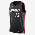 Miami Heat Icon Edition 2022/23 Men's Nike Dri-FIT NBA Swingman Jersey.  Nike LU