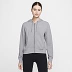 EUC Apana Women's Grey Dri Fit Zip up Jacket Size - Depop