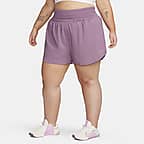 Nike Women's Dri-FIT One Plus Ultra High-Waisted 3 Brief-Lined Shorts (Plus  Size)