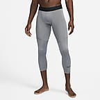Тайтсы Мужские Nike Pro Men's Dri Fit 3/4 Tights (DD1919-010) — Купить на   ᐉ Удобная Доставка (1554322196)