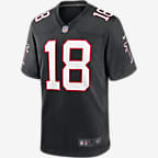 : Youth Calvin Ridley Black Atlanta Falcons Replica Player Jersey  : Sports & Outdoors