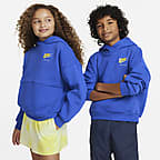 Nike Sportswear Icon Fleece Big Kids' Oversized Pullover Hoodie. Nike.com