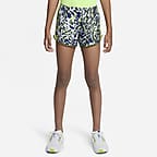 Nike Big Girl's (Kids) Black Dri-FIT Tempo Running Shorts (DC7645