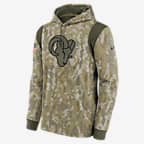 Nike Therma Dri-Fit Mens Cleveland Browns Salute to Service Hoodie Black  NEW