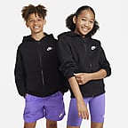 Nike Sportswear Club Fleece Older Kids' Full-Zip Hoodie. Nike HU
