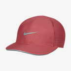 Nike Adult Unisex Reflective Featherlight Running Hat, Magic Ember, DC3598-814  – VALLEYSPORTING