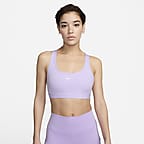 New Nike Women's Sports Bra Support Padded Fushia Limelight color small  size