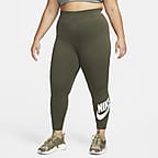 Leggings con gráfico de tiro alto para mujer (talla grande) Nike ...