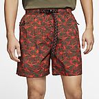 men's nike sportswear allover print woven shorts
