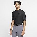 nike mens tiger woods vapor mock neck shirt