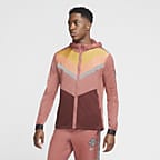 nike running run wild pack windrunner jacket in multicolour