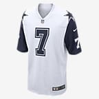 Nike Dallas Cowboys No31 Trevon Diggs White Men's Stitched With Established In 1960 Patch NFL Limited Rush Jersey