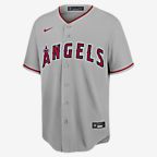 red mike trout jersey