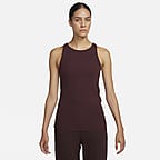 Camiseta de tirantes de tela de canalé para mujer Nike Yoga Luxe SE.