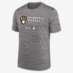 Milwaukee Brewers Nike Practice Performance T-Shirt - Royal