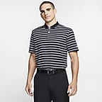 nike men's dry victory stripe polo golf shirt