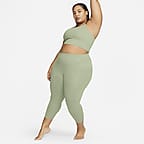 Nike Zenvy Women's Gentle-Support High-Waisted Cropped Leggings (Plus Size).