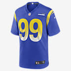 Nike Los Angeles Rams No12 Van Jefferson Navy Blue Team Color Men's Stitched NFL Vapor Untouchable Elite Jersey