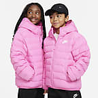 Nike Sportswear Lightweight Synthetic Fill Big Kids' Loose Hooded Jacket