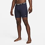 Nike Dri-FIT Essential Cotton Stretch Men's Long Boxer Briefs. Nike.com