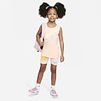 Nike Just DIY It Bike Shorts Set Little Kids' 2-Piece Set. Nike JP