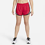 Nike Running Shorts Womens Dri FIT Tempo Brief Lined Gunsmoke Grey