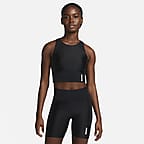 Nike short sleeve hot sale crop top