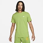 nike sportswear club tee green