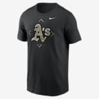 Nike Camo Logo (MLB Oakland Athletics) Men's T-Shirt. Nike.com