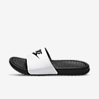 nike slides just do it print