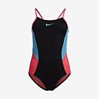 Nike Color Surge V-Back Big Kids' (Girls') Tank Swimsuit. Nike.com