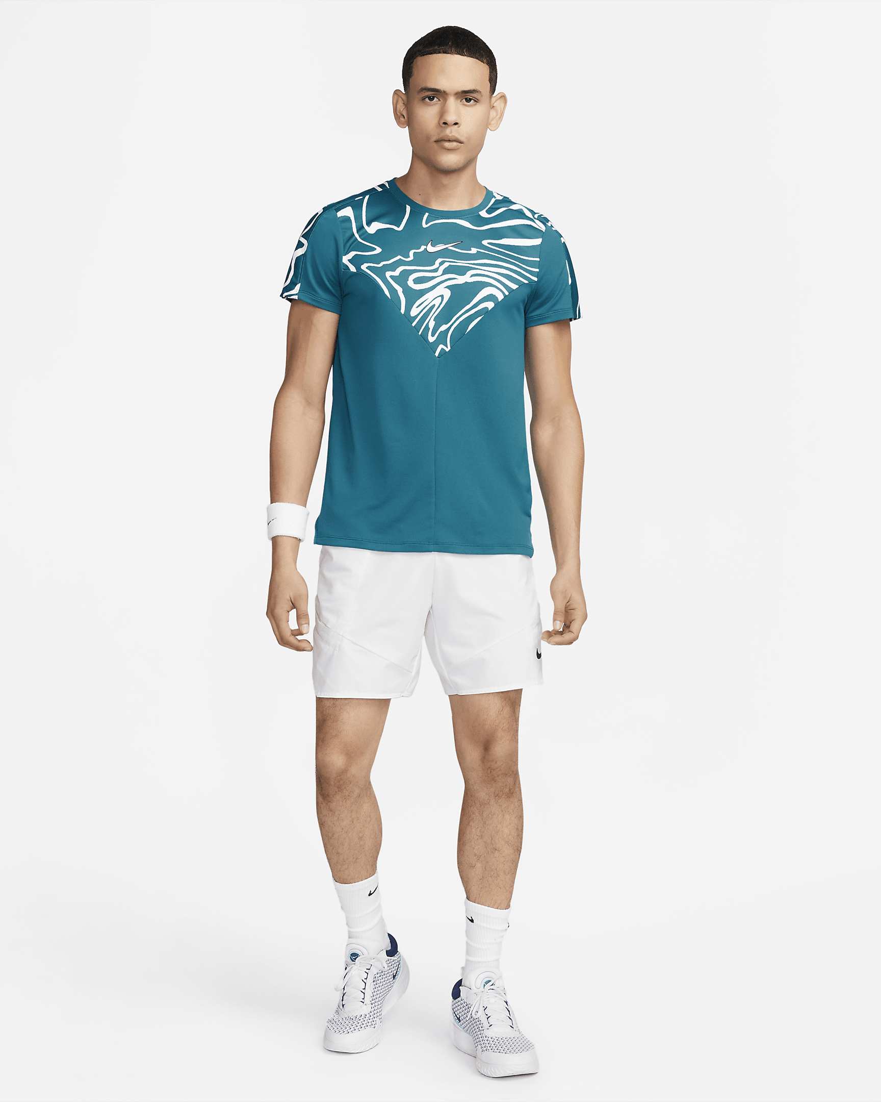 Nikecourt Dri Fit Slam Mens Tennis Top Nike Ae 1694