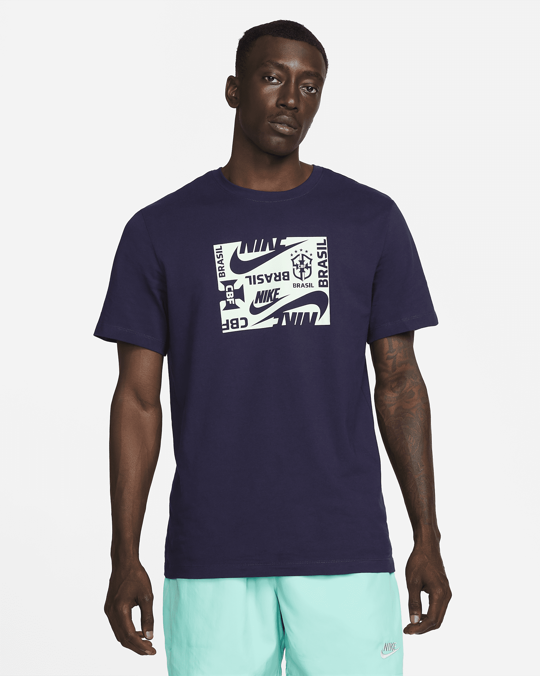 Brazil Men's Graphic T-Shirt. Nike ID