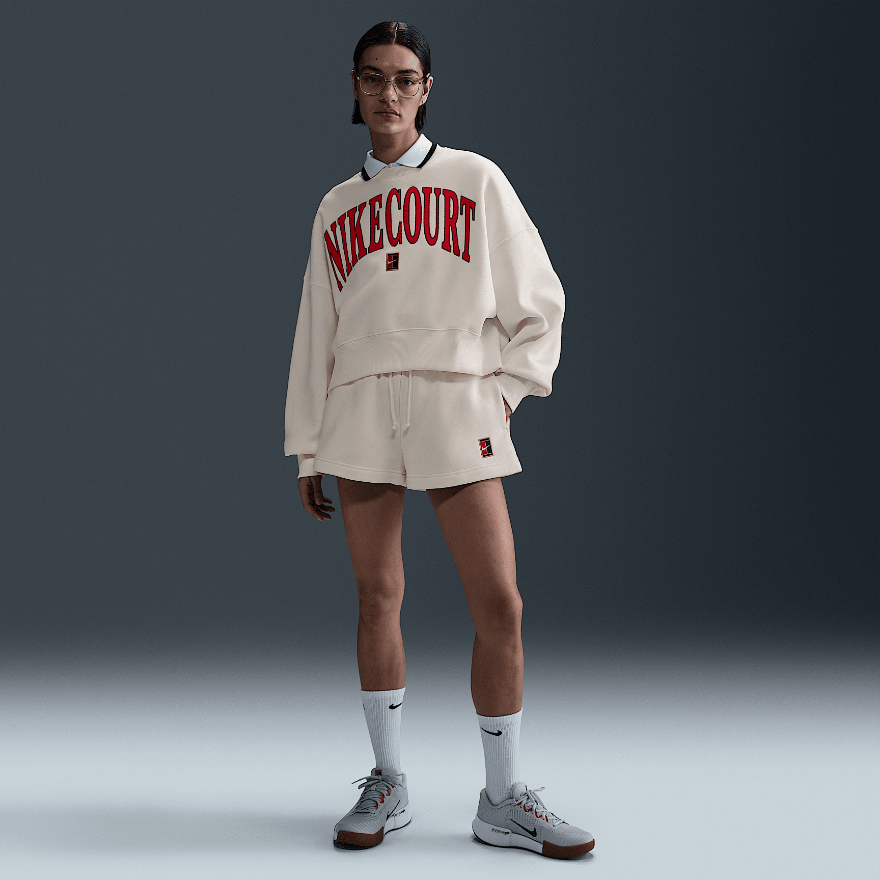 NikeCourt Phoenix Fleece Women's High-Waisted Loose Shorts
