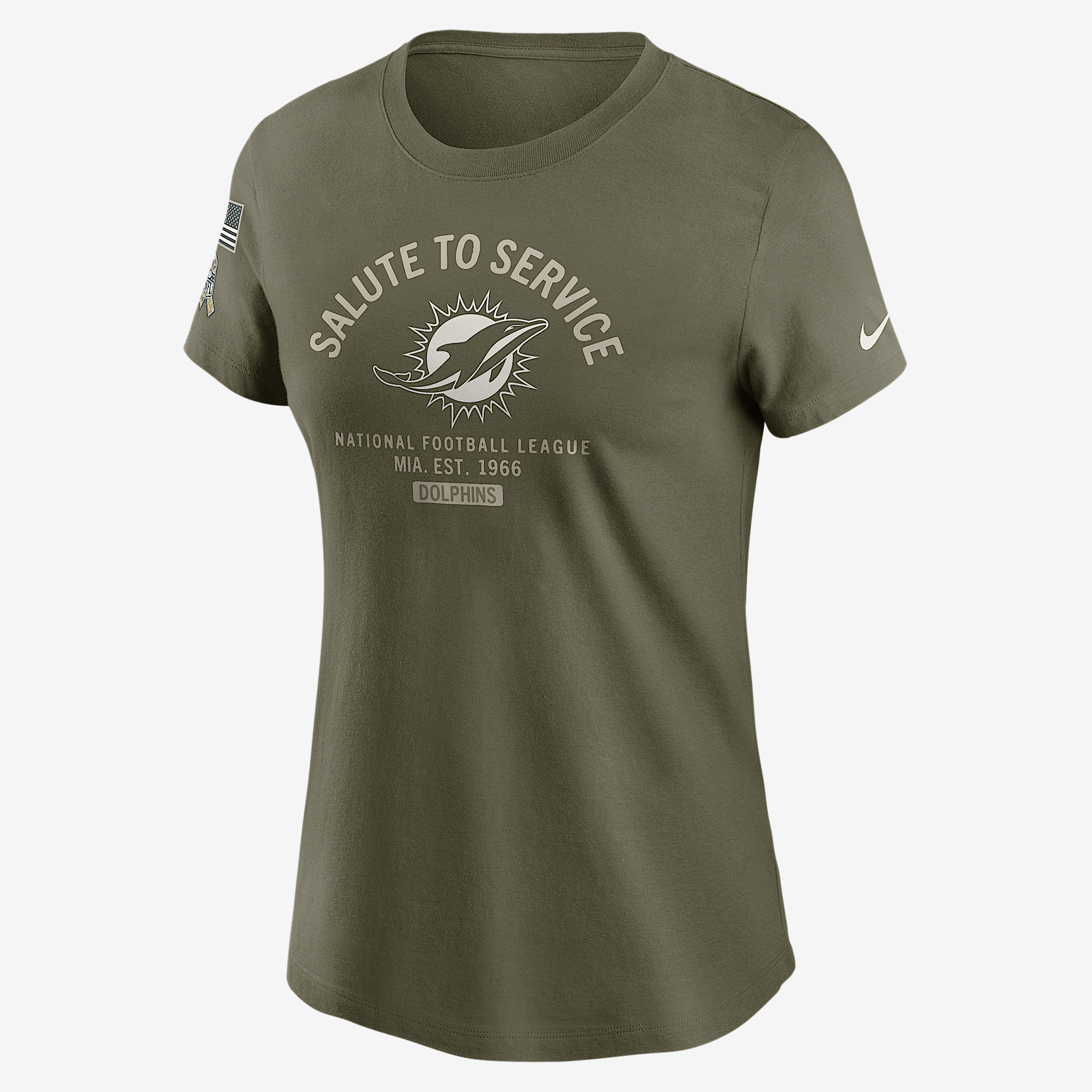 Miami Dolphins Salute to Service Sideline
