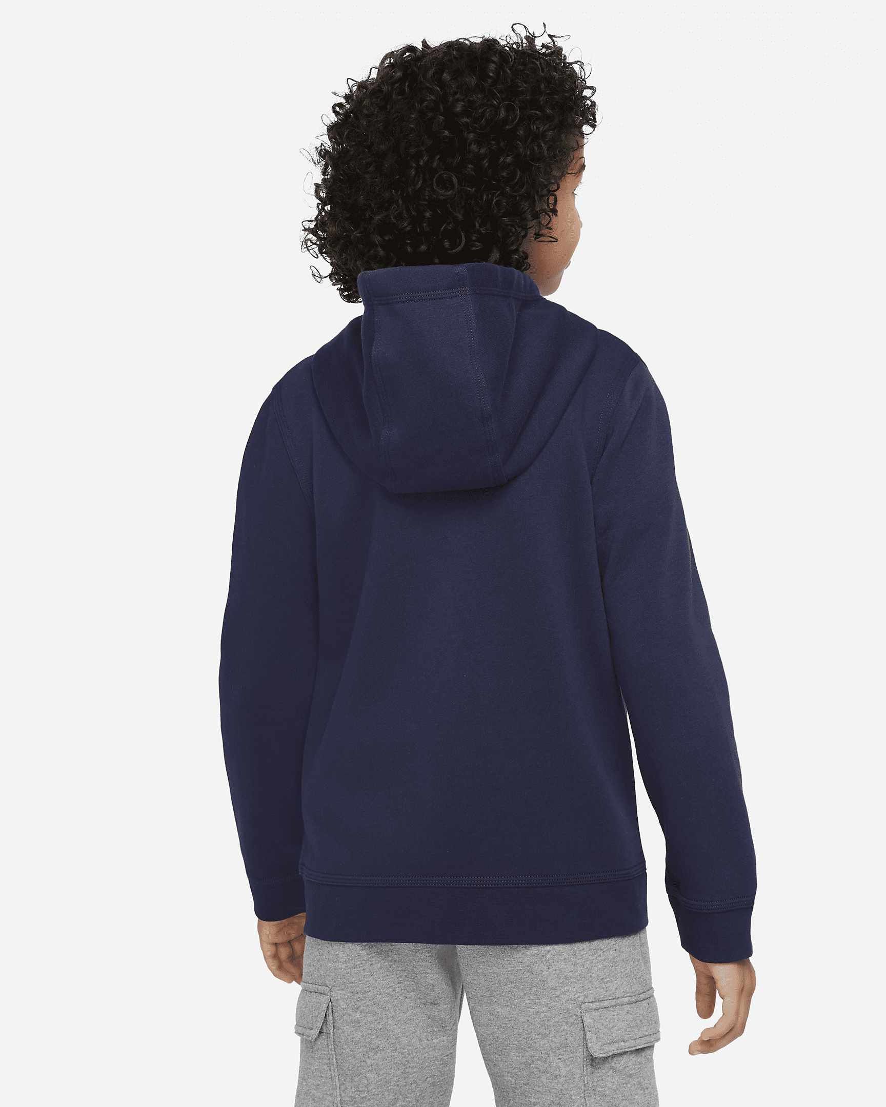 FFF Older Kids' Full-Zip Fleece Hoodie. Nike AE