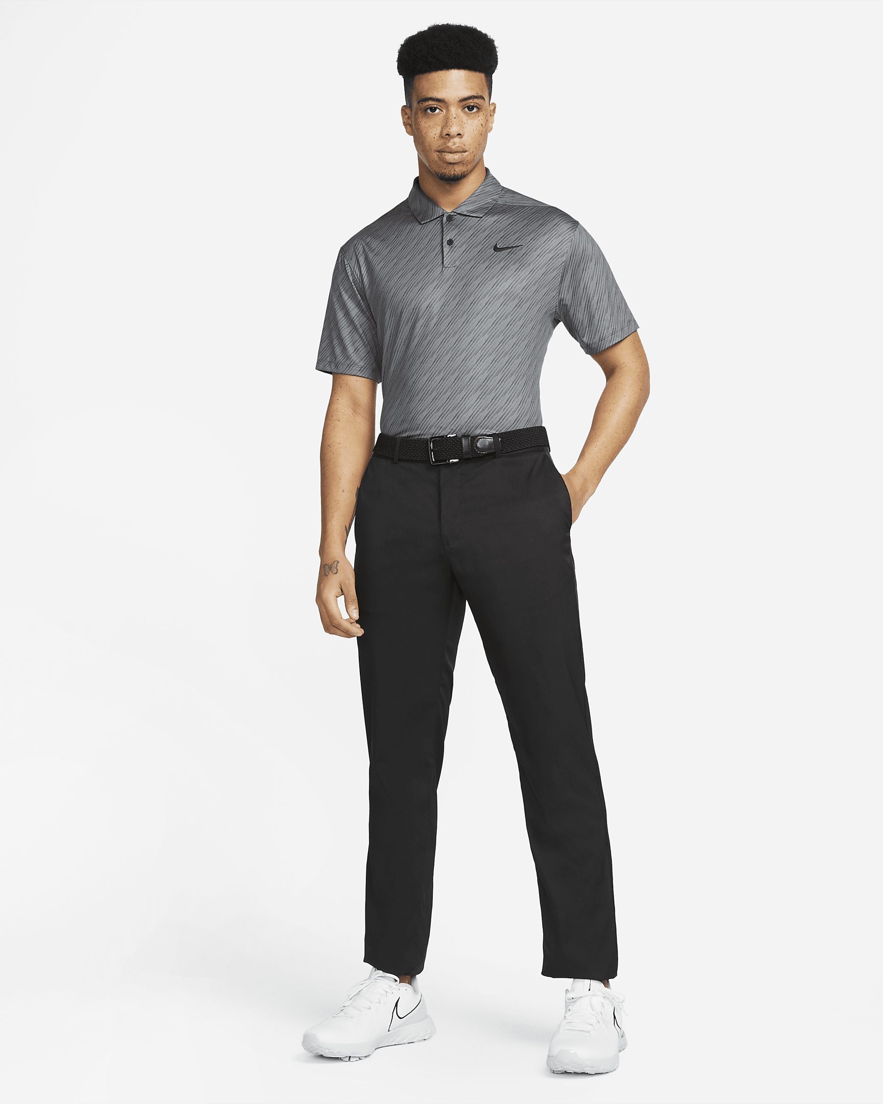 Nike Dri-FIT Vapor Men's Striped Golf Polo. Nike SA