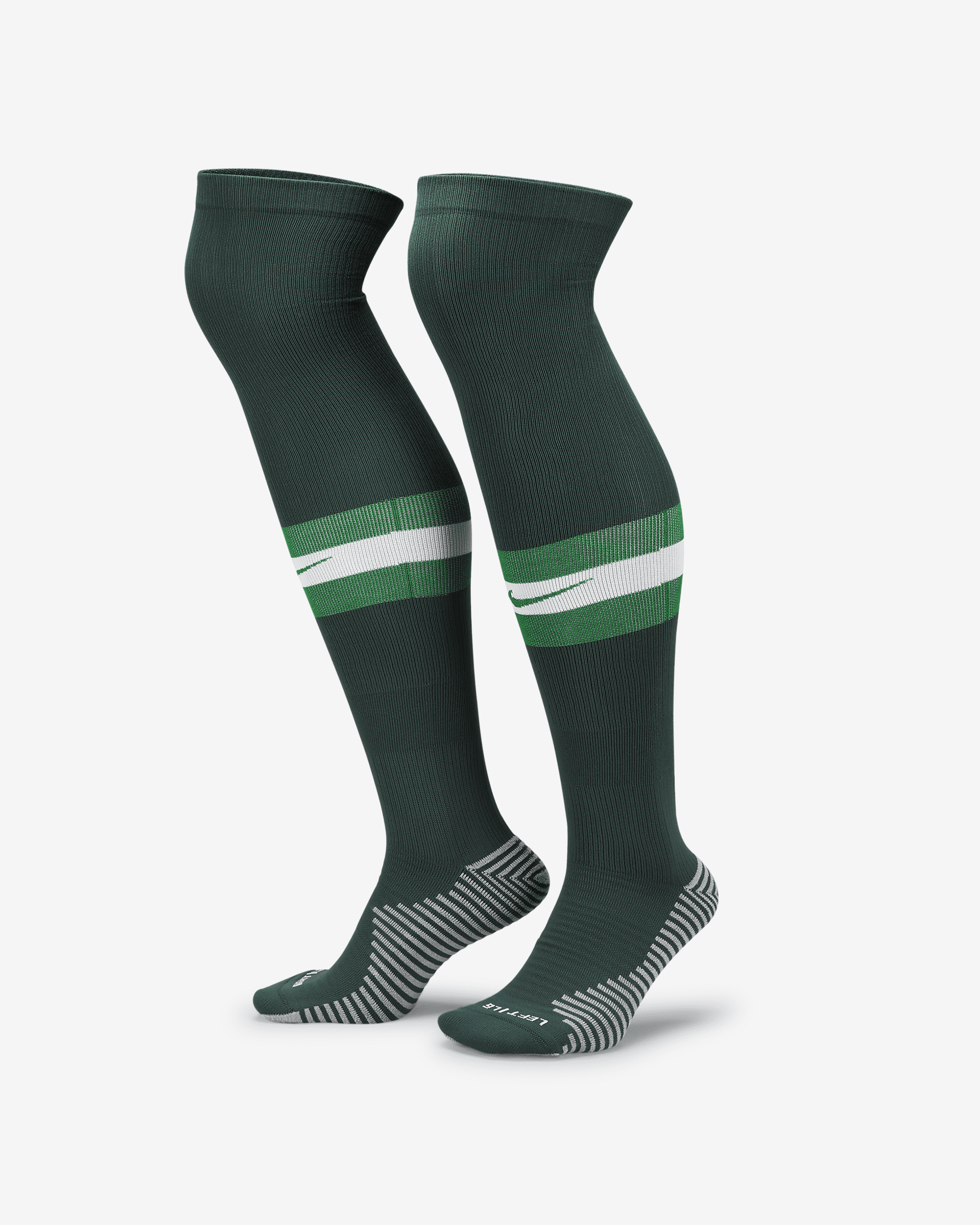 Nigeria Strike Home Knee-High Football Socks. Nike SA