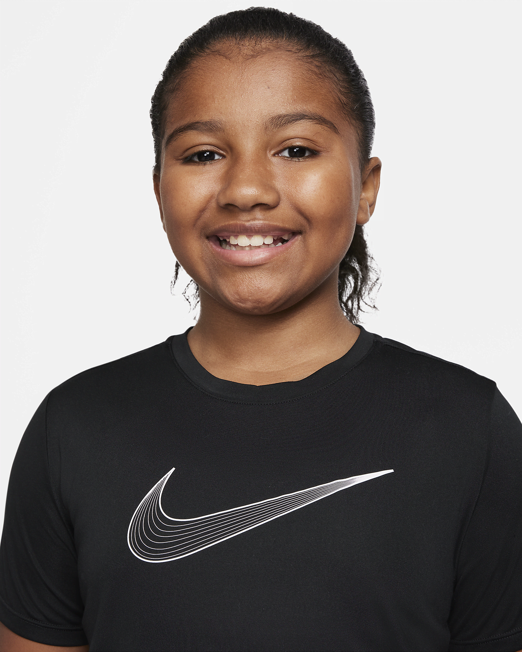 Nike Dri-FIT One Older Kids' (Girls') Short-Sleeve Training Top ...