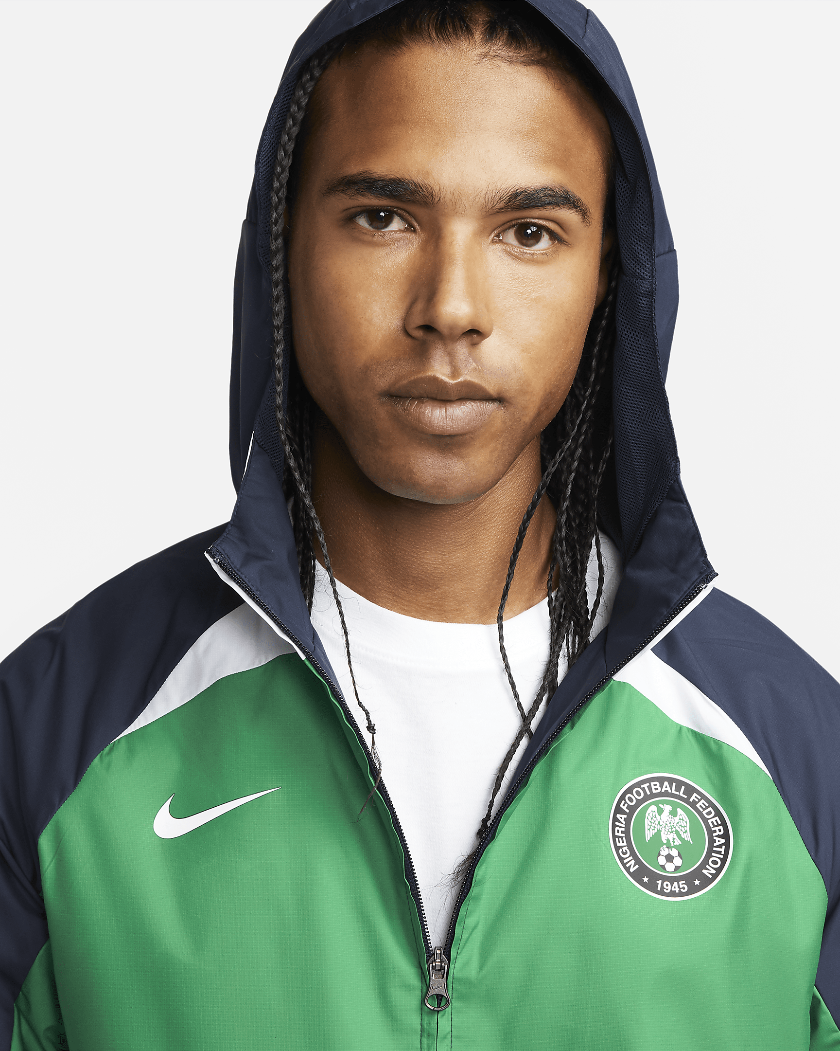 Nigeria AWF Men's FullZip Football Jacket. Nike SA