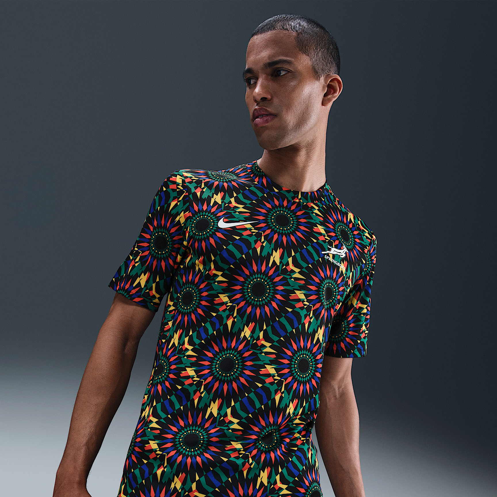 Springboks 2025/26 Men's Nike Rugby Pre-Match Top