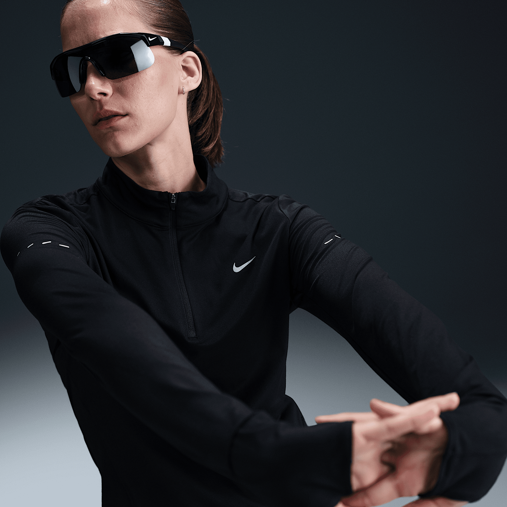 Nike Swift Women's Dri-FIT UV 1/4-Zip Running Top