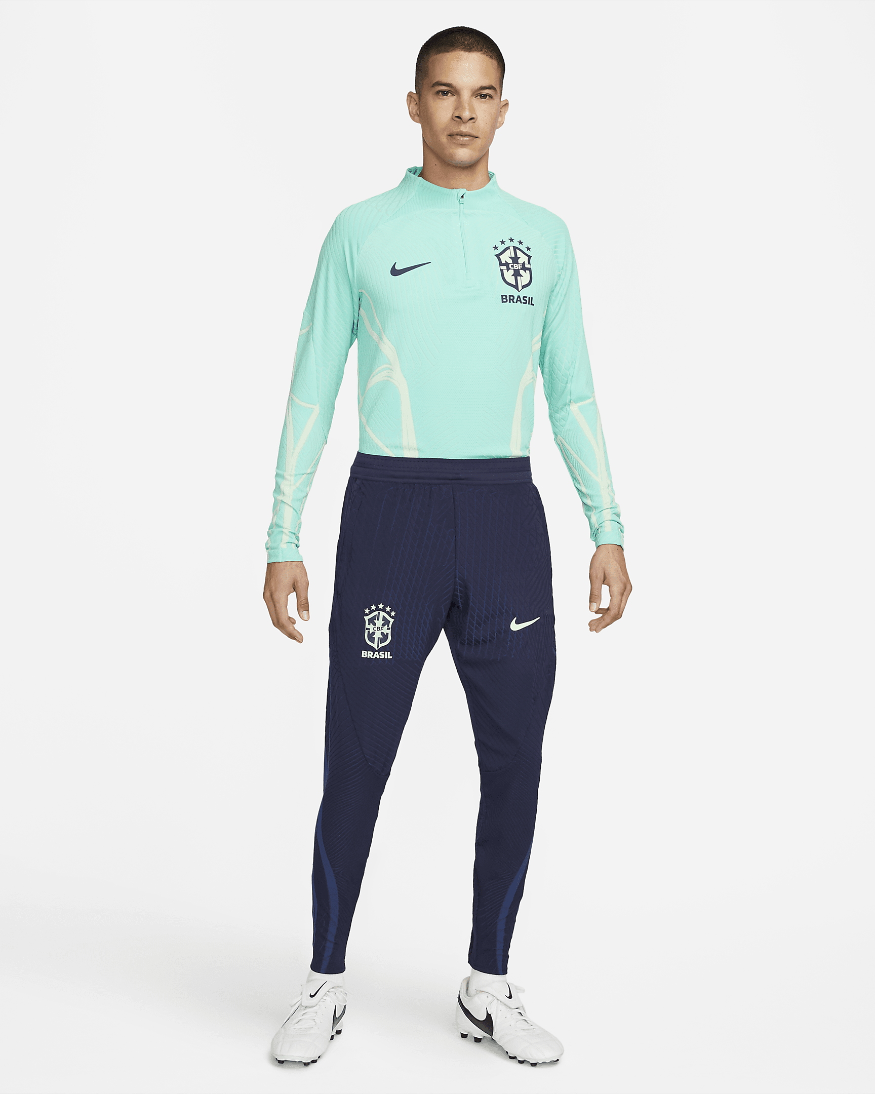 Brazil Strike Elite Men's Nike DriFIT ADV Knit Football Pants. Nike AE