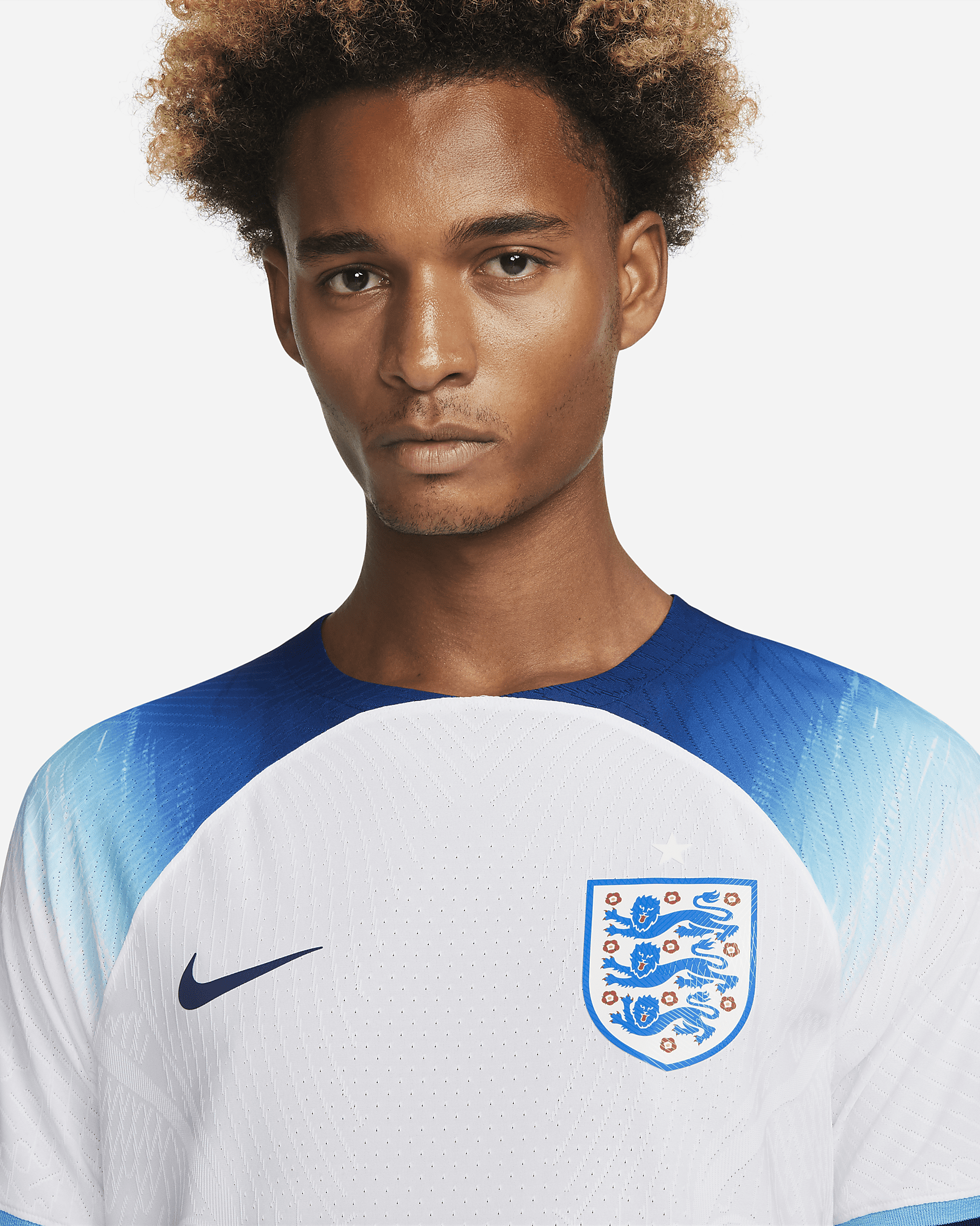 England 2022/23 Match Home Men's Nike DriFIT ADV Football Shirt. Nike SI