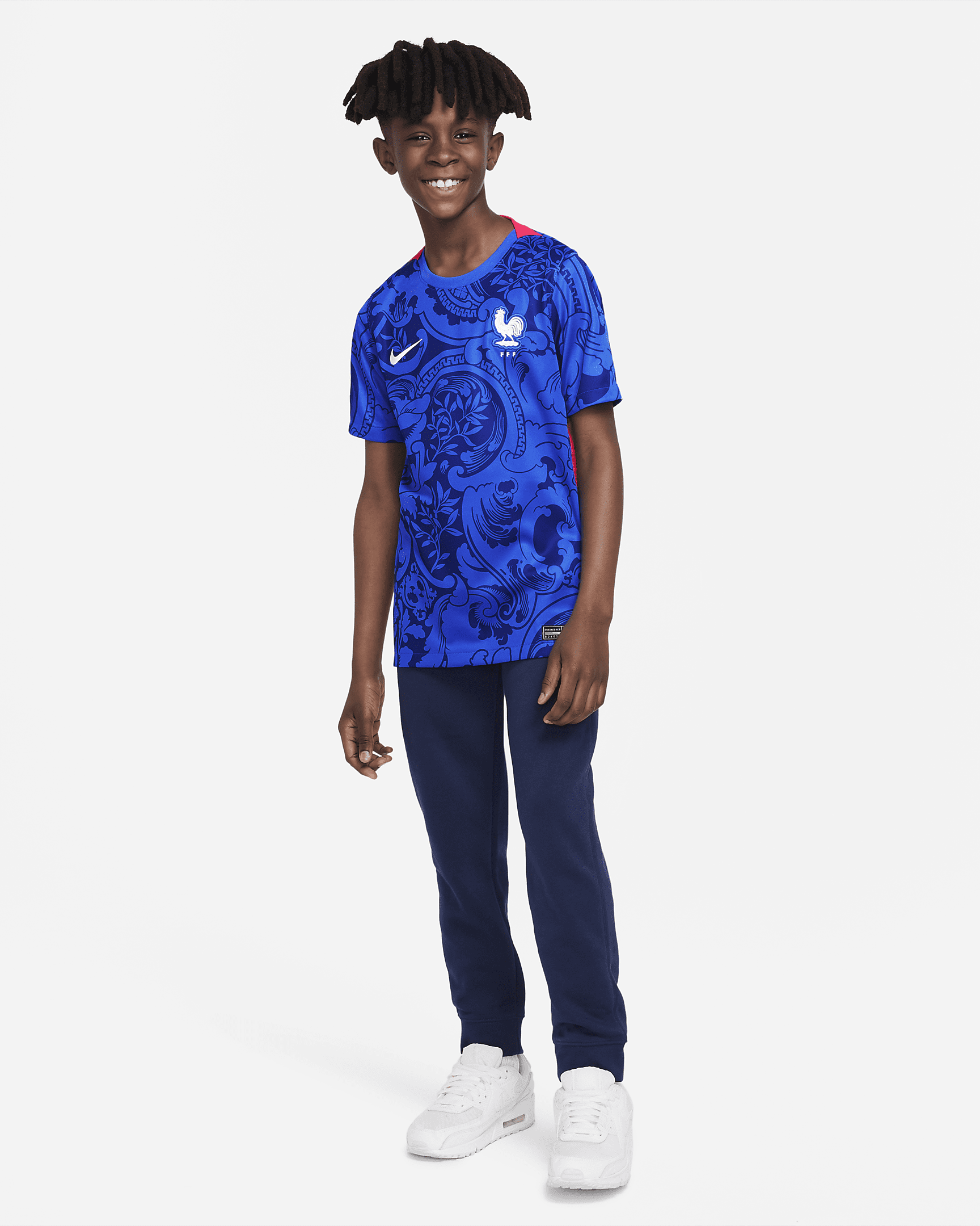 FFF 2022 Stadium Home Older Kids' Nike Football Shirt. Nike SA