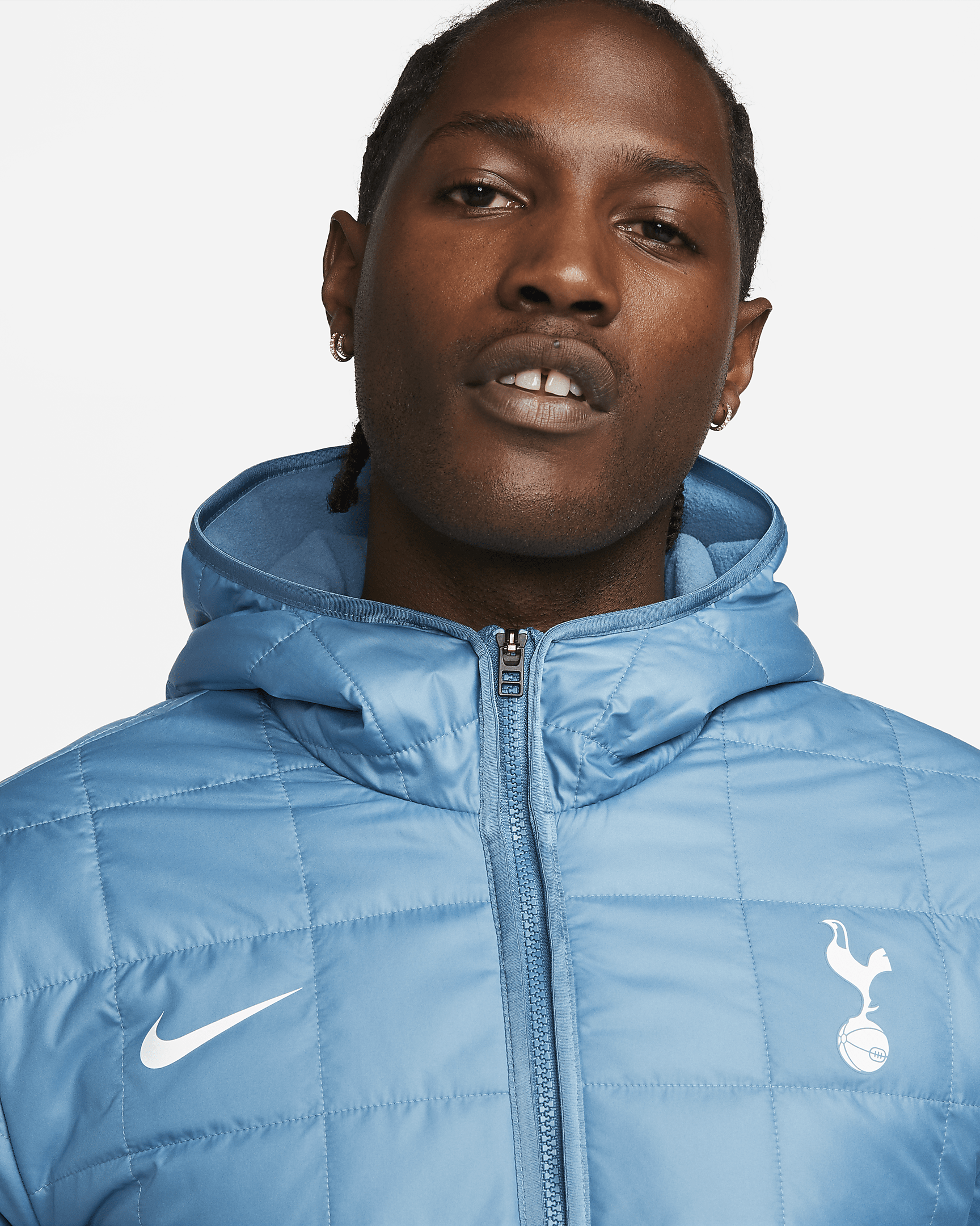 Tottenham Hotspur Men's Nike Fleece-Lined Hooded Jacket. Nike AE